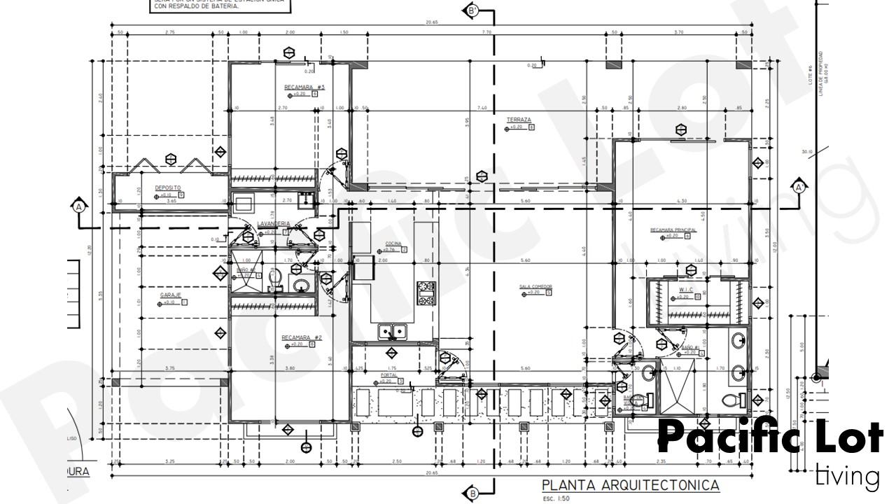 Villa Pacifica Blueprint